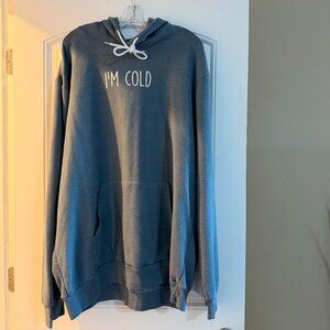 Giant Hoodie (I'm Cold - Blue)
